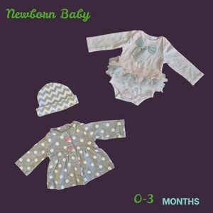 Newborn Baby Adorable Girl Bundle - 2 pieces